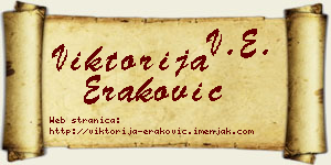 Viktorija Eraković vizit kartica